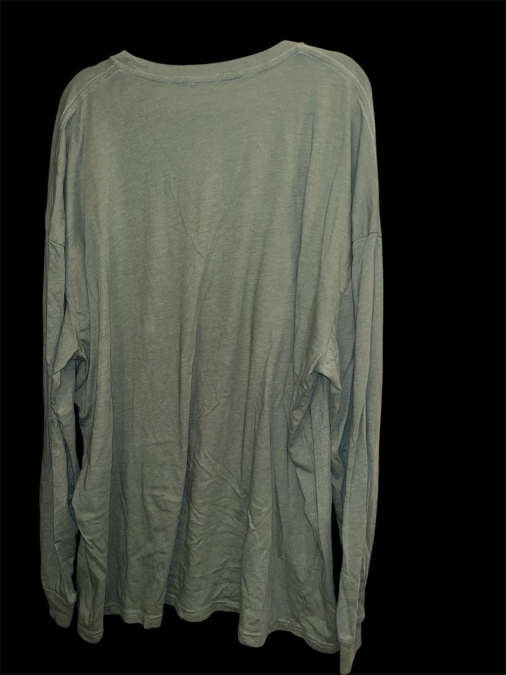 4X Love in Faith Mint Green Long Sleeve Graphic Top - Picture 2 of 5